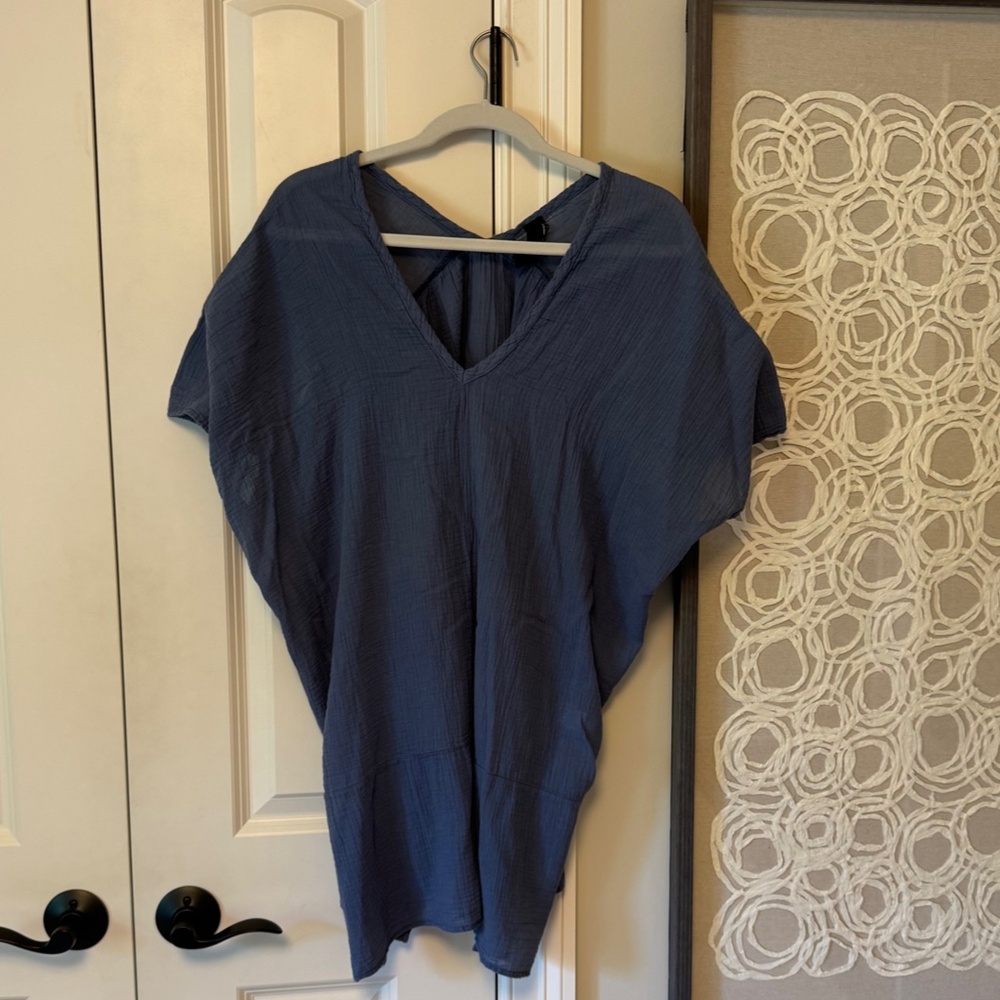 bobi Los Angeles Blue Dress/ Coverup Size Small